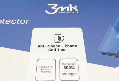 Mbrojtës ekrani 3MK All-Safe Anti-Shock, për telefon, transparent