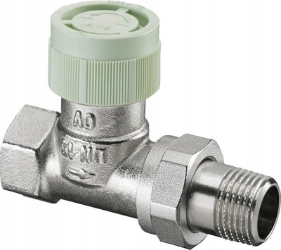 Valvul termostatike Oventrop OV RFV9, DN15 1/2", këndore, PN10