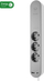 Prizë inteligjente Hombli Smart Power Strip, 4 dalje, 2x USB, e zezë