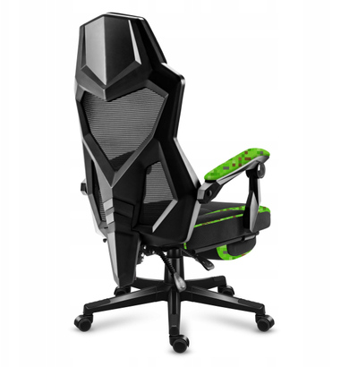 Karrige gaming Huzaro Combat 3.1 Pixel, shtrihet gjer në 135°, me mbajtëse këmbësh, e zezë