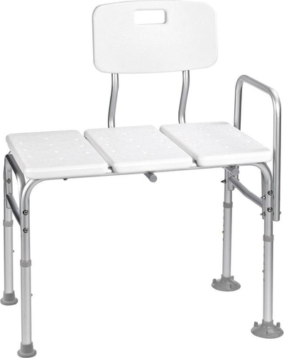 Stol për t’u kaluar në vaskë RIDDER A0120101, 150 kg, lartësi e rregullueshme, i bardhë
