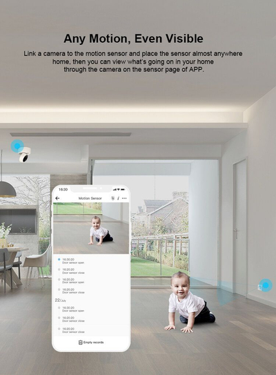 Sensor lëvizje Sonoff SNZB-03, ZigBee, pa tela, i bardhë
