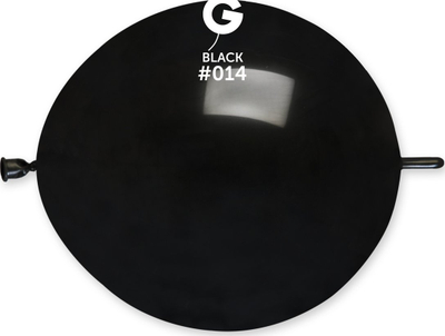 Balon lidhëse Gemar GL13, 33 cm, latex, e zezë