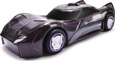 Makina lodër Simba Dickie Marvel Black Panther, me fërkim, drita dhe zëra, e zezë vjollcë