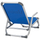Karrige plazhi Almira HM5053, alumini, 56x70x66 cm, blu