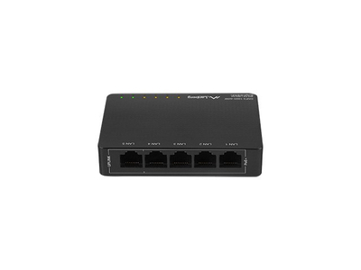 Switch rrjeti Lanberg DSP3-1005-60W, 5 porta Gigabit, PoE 60W, i zi