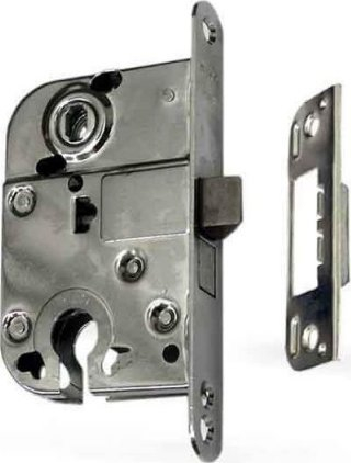 Bravë e brendshme dere Abloy 2018 0068 CR, mekanizëm cilindër, krom