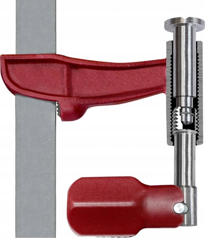 Shtrëngues Piher Maxipress M 1620, 20 cm, me filetë të mbrojtur, i kuq