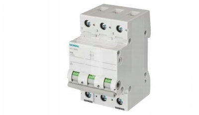 Çelës izolues Siemens 5TL, 3 pole, 80A, i bardhë