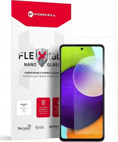 Xham mbrojtës Forcell Flexible Nano Glass, për Samsung Galaxy A03s, hibrid, transparent