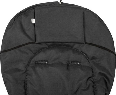 Qese këmbësh për karrocë Sensillo Wool, 95x40cm, lesh, e zezë