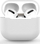 Etui silikoni për kufje Hurtel AirPods 3, mbrojtës, e bardhë