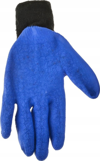 Doreza pune dimri GEKO, madhësia 9, pambuk me latex, blu