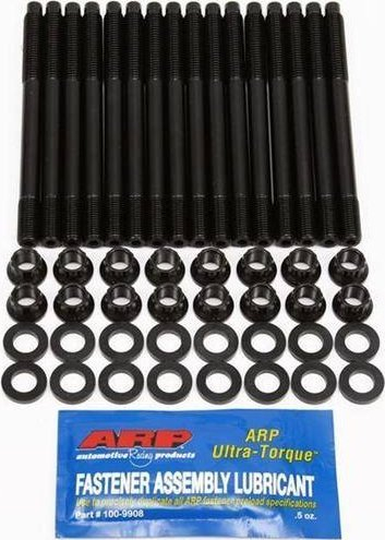 Set bulonash kryesore ARP 202-5802 për Nissan Ford 3.8L, 4-bolt mains, përfundim Black Oxide, i zi