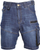 Shorts pune Lahti Pro L4070703, xhins elastik, me përforcime, blu