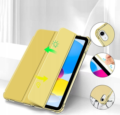 Mbulesë tablet Tech-Protect SC Pen Hybrid për iPad 10.9\" 2022, me qëndrim, Crystal e verdhë