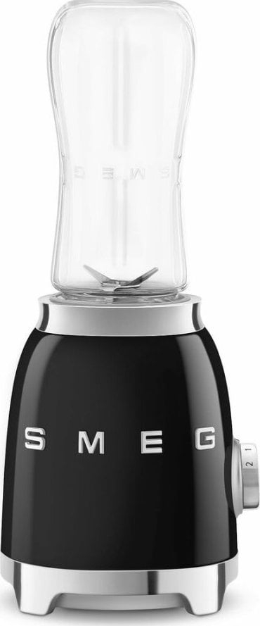 Blender personal Smeg 50s Retro PBF01BLUK, me shishe smoothie, i zi