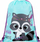 Спортска чанта Bambino Shoe Bag Racoon, за обувки и облека, отпорна на влага, шарена