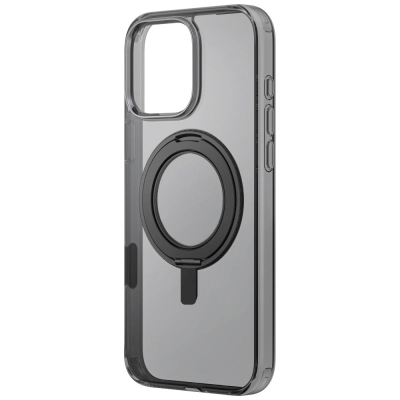 Маска Uniq Swivix за iPhone 16 Pro Max, држач 360°, магнетна, црна