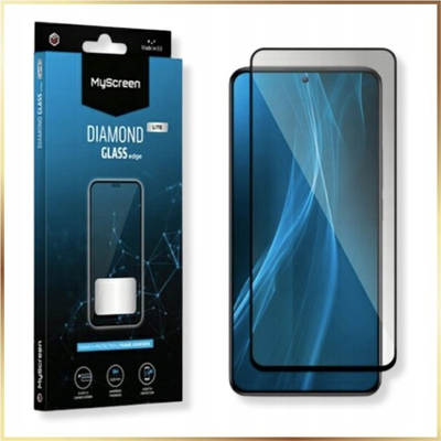Xham mbrojtës Ms Diamond Glass Edge Lite për Google Pixel 8 Pro, 0.33mm, ngjitje e plotë, i zi