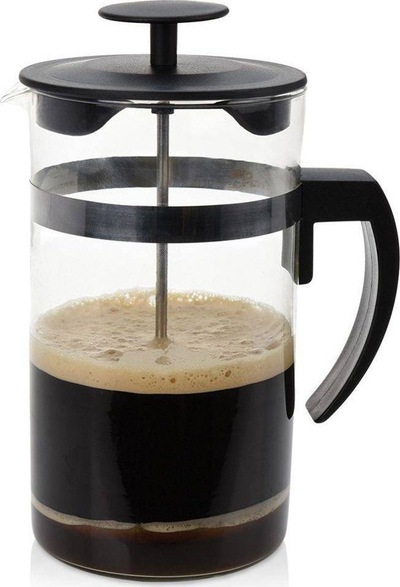 French press për kafe Excellent Houseware, 1L, trup xhami, i tejdukshëm