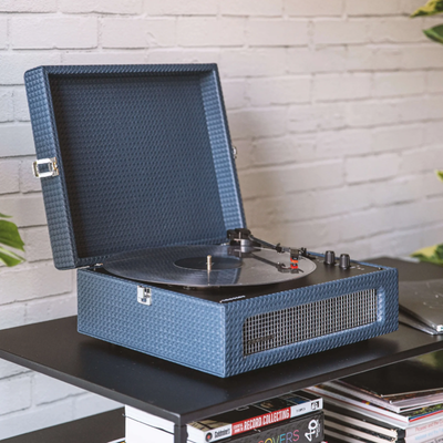Crosley Gramofon+Bluetooth Voyager Navy Cr8017B-Ny4