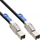 Kabllo InLine SFF 8644 - SFF 8644, 0.5m, e zezë