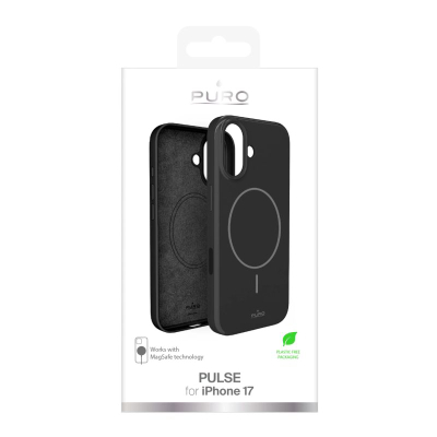 Mbrojtëse telefoni Puro Pulse PUIPC1763, për iPhone 17, e fortë, e zezë