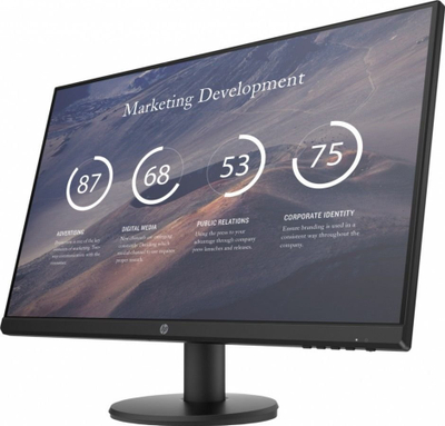 Monitor HP P27v G4, 27", Full HD, IPS, i zi