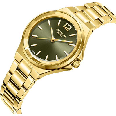 Orë grash Lee Cooper LC08286.170, quartz, 32mm, ngjyrë ari