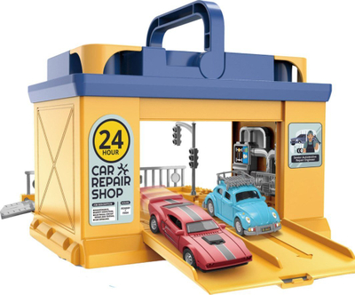 Set lodër Trifox Workshop Battery, servis makinash, me makina lodër, shumëngjyrësh