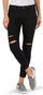 Pantallona Vans Destructed Skinny Smoke VA31OLSMK, të zeza