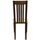 Karrige druri masiv me stof, 45×52×96.5 cm (HM0093.01)