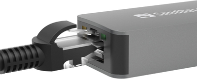 Adapter rrjeti Sandberg USB C A 2.5GbE RJ45, 2.5 Gbps, gri