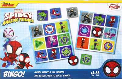 Игра бинго Spidey & Friends, едукативна, за деца