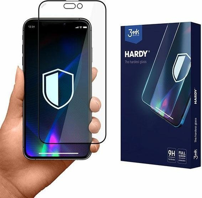 Xham mbrojtës 3mk Hardy për iPhone 14 Pro Max, fortësi 9H, shikim i pastër, transparent