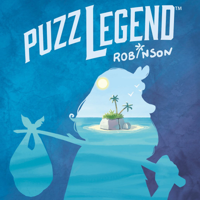 Lojë tavoline Lucky Duck Games PuzzLegend Robinson, puzzle me mend, për 1‑2 lojtarë, shumëngjyrëshe