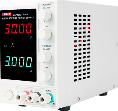 Furnizues laboratorik Uni-T UTP3313TFL-II, 0-30V, i bardhë
