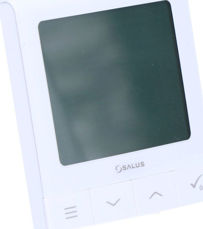 Termostat Salus SQ610, me program javor, 230V, i bardhë