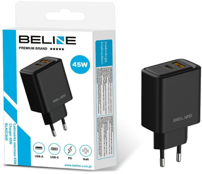 Karikues muri Beline BLN2CB45, 45W GaN, USB A USB C, i zi