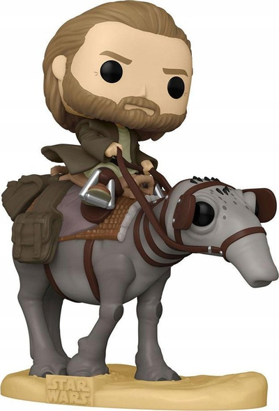 Figurë koleksionare Funko POP Ben Kenobi mbi Eopie, Star Wars, vinyl, shumngjyrëshe