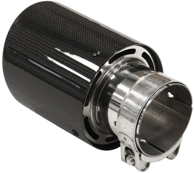 Silenciator shkarkimi MTuning Carbon Gloss, dalje 114mm, hyrje 70mm, i zi