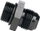 Fiting adaptues ORB 10 në AN 10, alumini 6061 T6, i zi