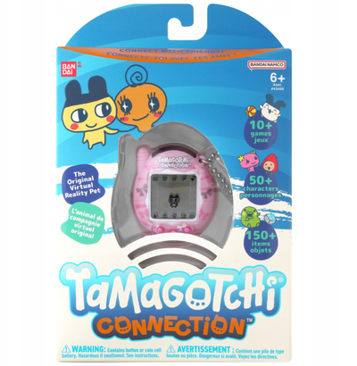 Lodër virtuale Bandai Tamagotchi Connection Dainty Bows, zinxhir varëse, rozë
