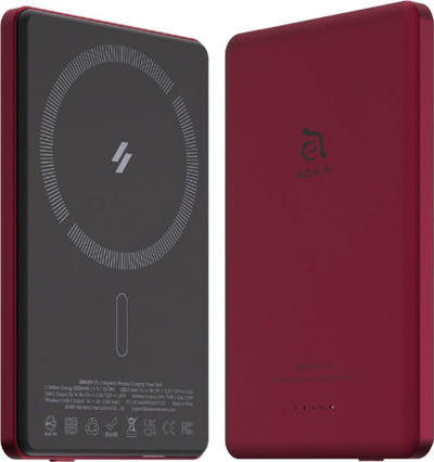 Power bank Adam Elements, 5000mAh, MagSafe, i kuq