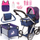 Karrocë lodër për kukulla Bayer Dolls Pram Stroller, me gjëra shtesë, për kukulla deri 18\", shumëngjyrëshe