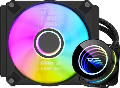 Ftohës uji për proçesor DarkFlash DX120 V2.6, 120mm, PWM, RGB