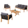 Set kopshti Rosswell 4-pjesësh (HM6084.01)