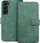 Këllëf librush Forcell Tender Pocket për Samsung Galaxy A55 5G, me xhepa kartash, jeshil