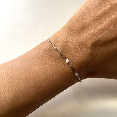 Byzylyk argjendi Alisia AL3246, Mother of Pearl, argjend